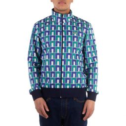 graphic motif jacquard sweatshirt