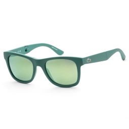unisex 52mm matte green sunglasses