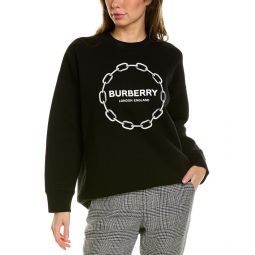 logo wool-blend sweatshirt