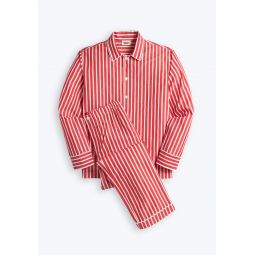 Henry Pajama Set in Red Breton Stripe