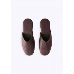 Durham Travel Slippers in Castagna Leather