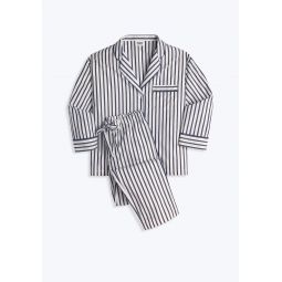 Marina Pajama Set in Navy Breton Stripe