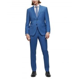 Mens Fully Lined Two-Piece Regular-Fit Suit