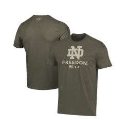 Mens Olive Notre Dame Fighting Irish Freedom Performance T-shirt