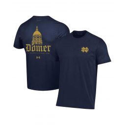 Mens Navy Notre Dame Fighting Irish Domer 2-Hit T-shirt