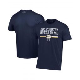 Mens Navy Notre Dame Fighting Irish God Country T-shirt