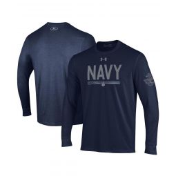 Mens Navy Navy Midshipmen Silent Service Sub Long Sleeve T-shirt