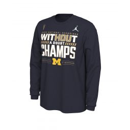 Mens Navy Michigan Wolverines College Football Playoff 2023 National Champions Locker Room Long Sleeve T-shirt