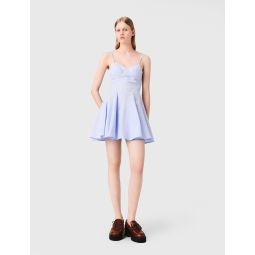 Mini cotton babydoll dress