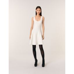 Sequin knit mini dress