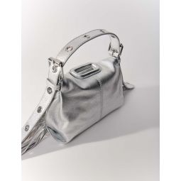 Metallic leather mini Miss M bag