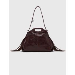 Crackled leather Miss M bag