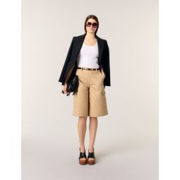 Cotton Bermuda shorts