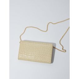 Leather chain wallet
