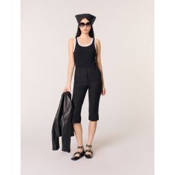 Ribbed vest tank top