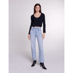 Stretch knit twin set