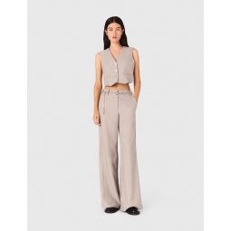 Printed pleated mini dress