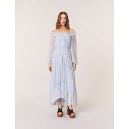 Chiffon maxi dress