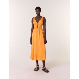 Satin-look maxi dress