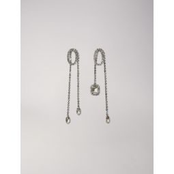 Rhinestone earrings
