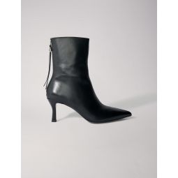 Leather ankle boots