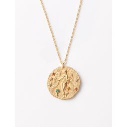 Virgo zodiac sign necklace