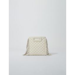 Studded M quilted leather mini bag