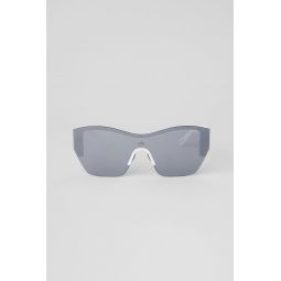 Stunner Sunglasses - Gunmetal/White