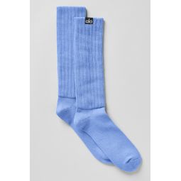 Unisex Scrunch Sock - Crystal Clear Blue