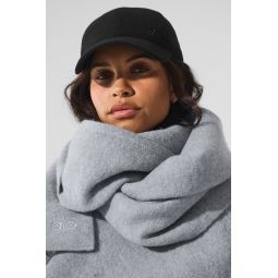 Merino Wool Oversized Scarf - Hazy Heather Grey