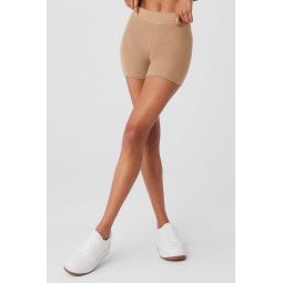 Alolux High-Waist Me Time Short - Toasted Almond