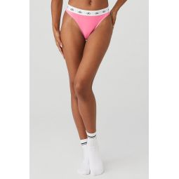 Icon High-Cut Thong - Candy Pink