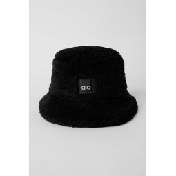 Foxy Sherpa Bucket Hat - Black