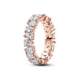 Alternating Sparkling Band Ring - Pandora Rose