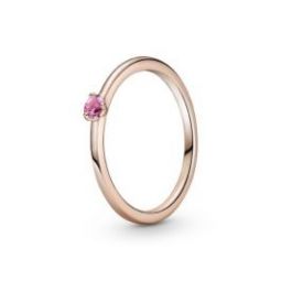 Pink Solitaire Ring - Pandora Rose * RETIRED *