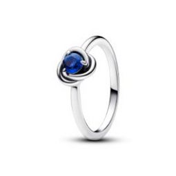 Blue Eternity Circle Ring - September