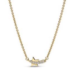 Shooting Star Pave Collier Necklace - Pandora Shine * RETIRED *