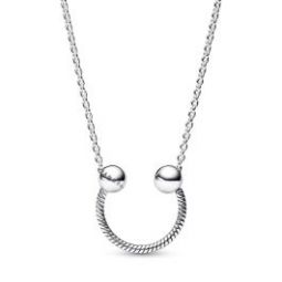 Pandora Moments Horseshoe shape Charm Pendant Necklace