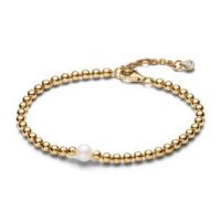 Treated Freshwater Cultured Pearl & Beads Bracelet - Pandora Shine