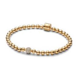 Beads & Pave Bracelet - Pandora Shine