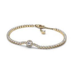 Sparkling Halo Tennis Bracelet - Pandora Shine