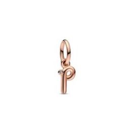 Letter p Script Alphabet Dangle Charm - Pandora Rose * RETIRED *