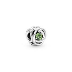 Spring Green Eternity Circle Charm - August