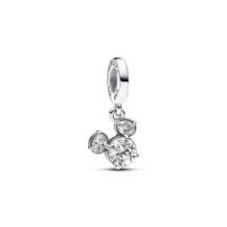 Disney, Mickey Mouse Sparkling Head Silhouette Dangle Charm