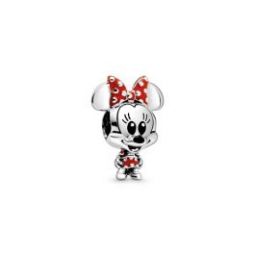 Disney, Minnie Mouse Dotted Dress & Bow Charm