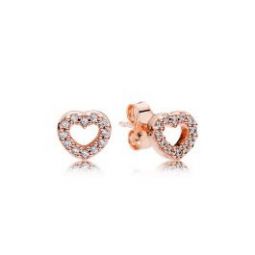 Captured Hearts Stud Earrings - PANDORA ROSE