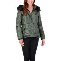 Womens Down Cold Weather Puffer Jacket