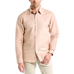 Theory Irving Essential Linen-Blend Shirt