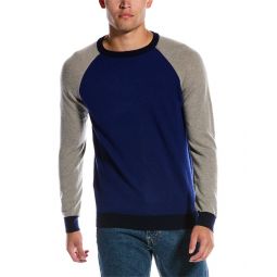 Scott & Scott London Contrast Wool & Cashmere-Blend Sweater