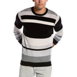 Scott & Scott London Chunky Stripe Wool & Cashmere-Blend Sweater